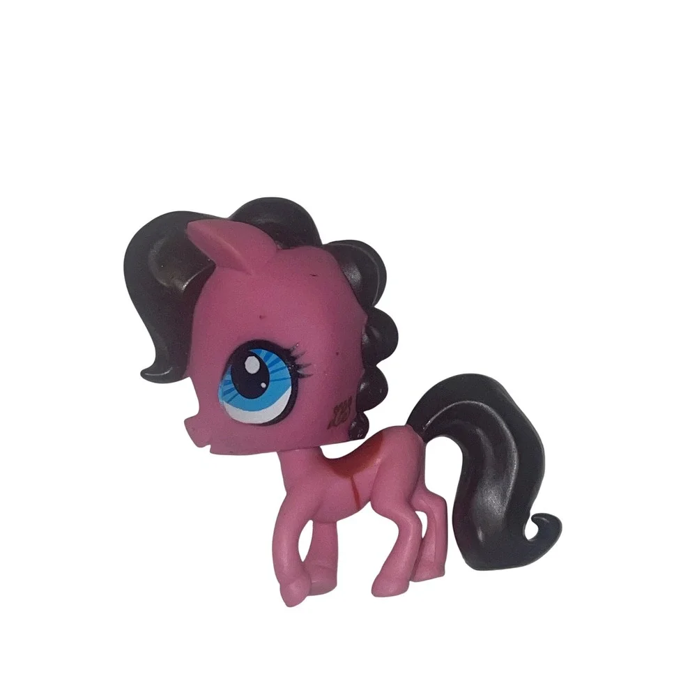 Littlest Pet Shop LPS‎ Pink Pony Mane Tail Blue Eyes Hasbro 3292 Toy